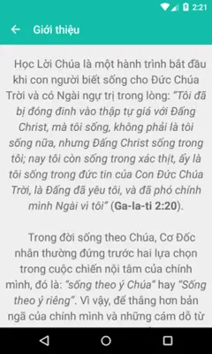 Trường Chúa Nhật android App screenshot 0